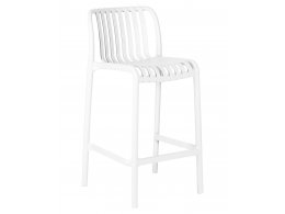 Стул полубарный DOBRIN CHLOE, белый (W-02)