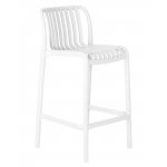 Стул полубарный DOBRIN CHLOE, белый (W-02)