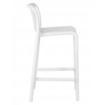 Стул полубарный DOBRIN CHLOE, белый (W-02)