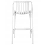 Стул полубарный DOBRIN CHLOE, белый (W-02)