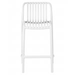 Стул полубарный DOBRIN CHLOE, белый (W-02)
