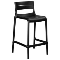 Стул полубарный DOBRIN NESSA, черный (B-03)