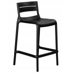 Стул полубарный DOBRIN NESSA, черный (B-03)