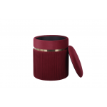 Пуф Миранда с ящиком велюр бордовый Пуф Миранда с ящиком велюр бордовый