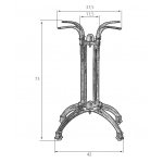 Подстолье обеденное DOBRIN MATEO