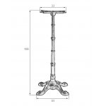 Подстолье барное DOBRIN LEONE HIGH