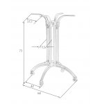 Подстолье обеденное DOBRIN LOUISE