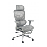 Кресло офисное TopChairs Vertus серая сетка