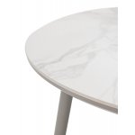 Стол МИЛТОН D89 PANDORA LIGHT, керамика / ЛАТТЕ каркас М-City