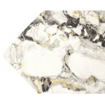 Стол АДАЖИО-2 240 (320) см ARCTIC OCEAN, керамика / Золотой каркас М-City