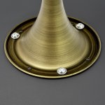 Кофейный столик Stupa 40x54см, латунь, металл