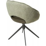 Стул ANABEL 360 град. поворот Зеленый F07-003-01 / MONTECRISTO 8421 / серый каркас, ®DISAUR