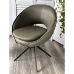 Стул ANABEL 360 град. поворот Зеленый F07-003-01 / MONTECRISTO 8421 / серый каркас, ®DISAUR