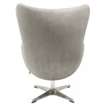 Кресло EGG STYLE CHAIR латте, искусственная замша Кресло EGG STYLE CHAIR латте, искусственная замша
