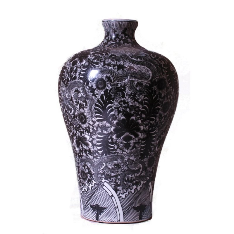 Ваза с рисунком Дракон