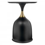 Кофейный столик Stupa 40x54см, чёрный, металл