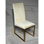 Стул обеденный Милан MC819-BG-1, 63х45х99, бежевый/матовое золото