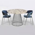 Стол Liverpool 100см, хромированные ножки