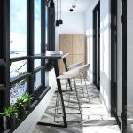 Стул полубарный Neo белый с хромированными ножками