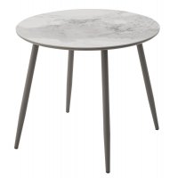 Стол МИЛТОН D89 PANDORA LIGHT, керамика / ЛАТТЕ каркас М-City