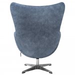 Кресло EGG STYLE CHAIR тёмно-серый, искусственная замша Кресло EGG STYLE CHAIR тёмно-серый, искусственная замша