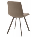 Стул CHILLI SQUARE 355А-04, ткань/ латте каркас М-City