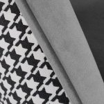 Стул Paola тёмно-серый с жаккардом