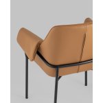 Кресло Бесс экокожа коричневый 2 шт.