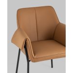 Кресло Бесс экокожа коричневый 2 шт.