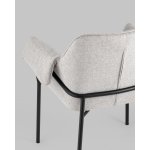 Кресло Бесс рогожка светло-серый 2 шт.