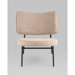 Кресло District Lounge букле капучино