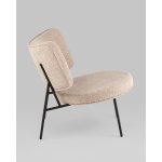 Кресло District Lounge букле капучино