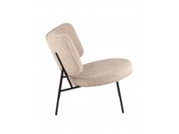 Кресло District Lounge букле капучино