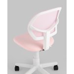Кресло компьютерное детское ЛОЛО розовый пластик белый