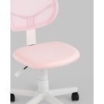 Кресло компьютерное детское ЛОЛО розовый пластик белый