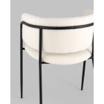 Стул Нэлли ткань букле белый 2 шт.