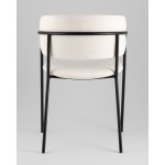 Кресло Нэлли New буклированный велюр белый