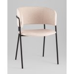 Кресло Нэлли New буклированный велюр бежевый