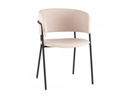 Кресло Нэлли New буклированный велюр бежевый