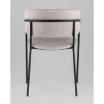 Кресло Нэлли New буклированный велюр серый