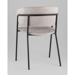 Кресло Нэлли New буклированный велюр серый