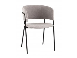 Кресло Нэлли New буклированный велюр серый