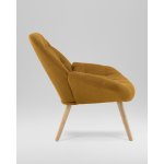 Кресло Олби Квадро горчичный