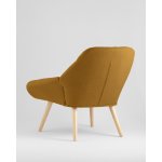 Кресло Олби Квадро горчичный