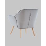 Кресло Руди серебристый