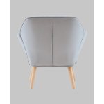 Кресло Руди серебристый