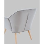 Кресло Руди серебристый