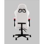 Кресло спортивное TopChairs Phantom бело-красный