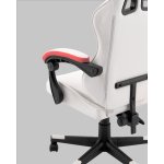 Кресло спортивное TopChairs Phantom бело-красный