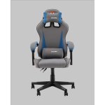 Кресло спортивное TopChairs Phantom серо-голубой